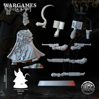 Описание картинки Chewa War-Priest от PocketSized Prints по цене 200руб | Свободный Рынок Миниатюр - СРМ