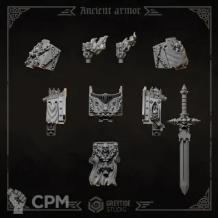 Описание картинки Black Templars - Dreadnought Ancient armor от Мастерская террейна по цене 450руб | Свободный Рынок Миниатюр - СРМ