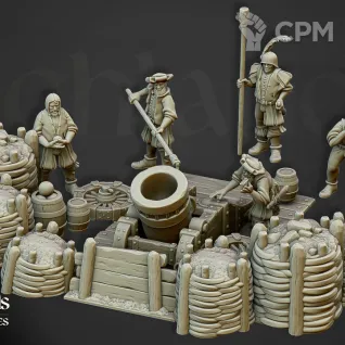 Описание картинки Имперская артиллерия от PocketSized Prints по цене 600руб | Свободный Рынок Миниатюр - СРМ