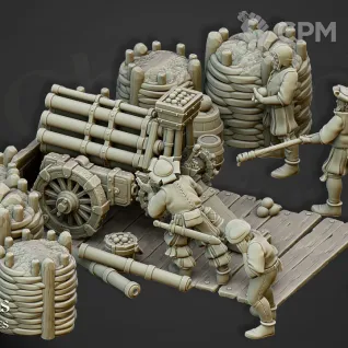 Описание картинки Имперская артиллерия от PocketSized Prints по цене 600руб | Свободный Рынок Миниатюр - СРМ