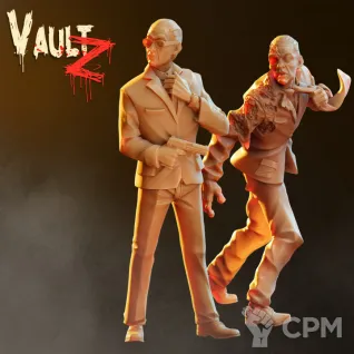 Описание картинки Augustus + Zombie Version от PocketSized Prints по цене 175руб | Свободный Рынок Миниатюр - СРМ
