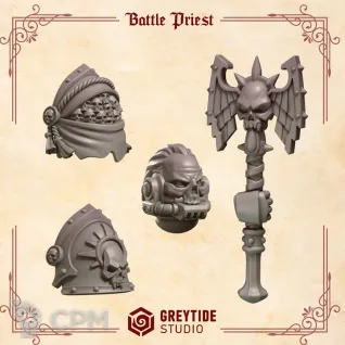 Описание картинки Blood Angels - Battle priest от Мастерская террейна по цене 150руб | Свободный Рынок Миниатюр - СРМ