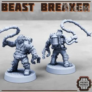 Описание картинки Beast Breaker от PocketSized Prints по цене 200руб | Свободный Рынок Миниатюр - СРМ