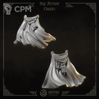 Описание картинки Black Templars - Big armor Cloaks от Мастерская террейна по цене 150руб | Свободный Рынок Миниатюр - СРМ