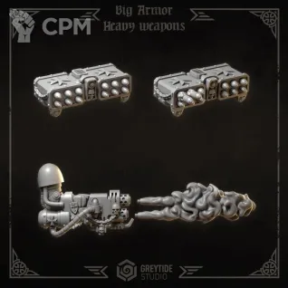 Описание картинки Black Templars - Big armor heavy weapons от Мастерская террейна по цене 150руб | Свободный Рынок Миниатюр - СРМ