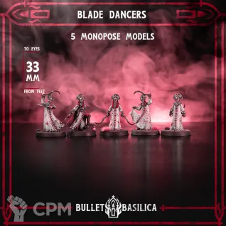 Описание картинки Blade Dancers от PocketSized Prints по цене 750руб | Свободный Рынок Миниатюр - СРМ