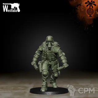 Описание картинки Cadaver Corps Soldiers от PocketSized Prints по цене 800руб | Свободный Рынок Миниатюр - СРМ