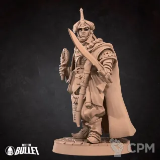 Описание картинки Human Cleric от PocketSized Prints по цене 200руб | Свободный Рынок Миниатюр - СРМ