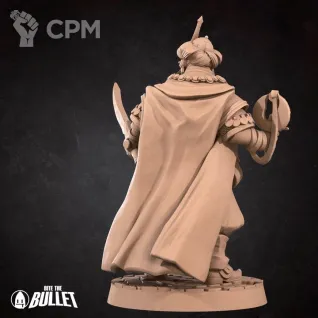Описание картинки Human Cleric от PocketSized Prints по цене 200руб | Свободный Рынок Миниатюр - СРМ