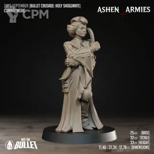 Описание картинки Akane, the Combat Medic от PocketSized Prints по цене 170руб | Свободный Рынок Миниатюр - СРМ