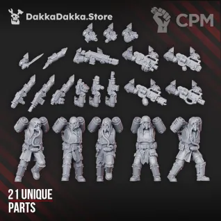 Описание картинки Ravenswatch Cultists Squad от Manufactorum76 по цене 800руб | Свободный Рынок Миниатюр - СРМ