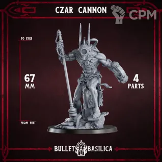 Описание картинки Czar Cannon от PocketSized Prints по цене 850руб | Свободный Рынок Миниатюр - СРМ