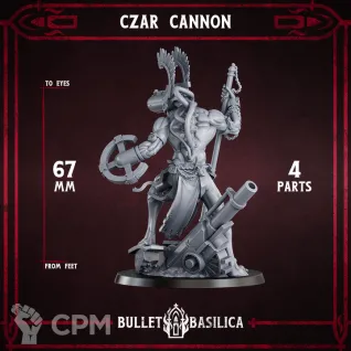 Описание картинки Czar Cannon от PocketSized Prints по цене 850руб | Свободный Рынок Миниатюр - СРМ