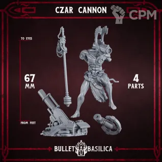 Описание картинки Czar Cannon от PocketSized Prints по цене 850руб | Свободный Рынок Миниатюр - СРМ