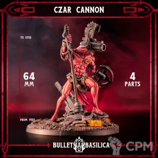 Описание картинки Czar Cannon от PocketSized Prints по цене 850руб | Свободный Рынок Миниатюр - СРМ