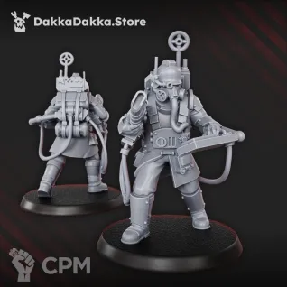 Описание картинки Death Corps Specops Squad от Manufactorum76 по цене 800руб | Свободный Рынок Миниатюр - СРМ