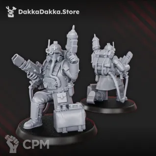 Описание картинки Death Corps Specops Squad от Manufactorum76 по цене 800руб | Свободный Рынок Миниатюр - СРМ