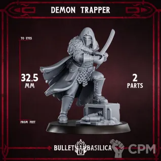 Описание картинки Demon Trapper от PocketSized Prints по цене 175руб | Свободный Рынок Миниатюр - СРМ
