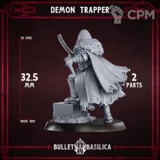 Описание картинки Demon Trapper от PocketSized Prints по цене 175руб | Свободный Рынок Миниатюр - СРМ