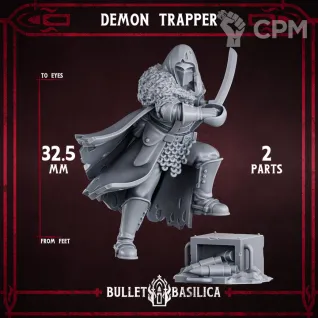 Описание картинки Demon Trapper от PocketSized Prints по цене 175руб | Свободный Рынок Миниатюр - СРМ
