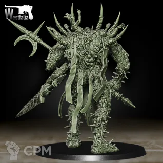 Описание картинки Seething Black - Desecrated Saint от Manufactorum76 по цене 1 500руб | Свободный Рынок Миниатюр - СРМ