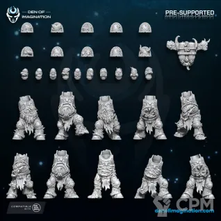Описание картинки Plague Sons Unit от PocketSized Prints по цене 2 250руб | Свободный Рынок Миниатюр - СРМ
