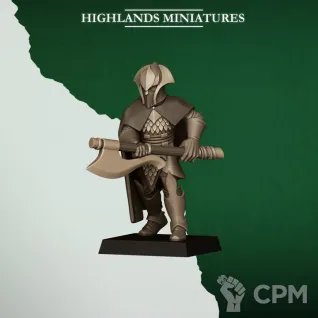 Описание картинки Feral Axemen от Бруталити по цене 1 350руб | Свободный Рынок Миниатюр - СРМ