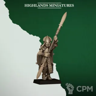 Описание картинки Feral Spearmen от Бруталити по цене 1 400руб | Свободный Рынок Миниатюр - СРМ