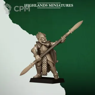 Описание картинки Feral Spearmen от Бруталити по цене 1 400руб | Свободный Рынок Миниатюр - СРМ