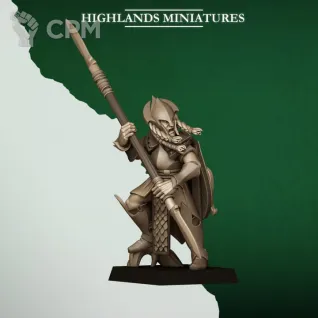 Описание картинки Feral Spearmen от Бруталити по цене 1 400руб | Свободный Рынок Миниатюр - СРМ