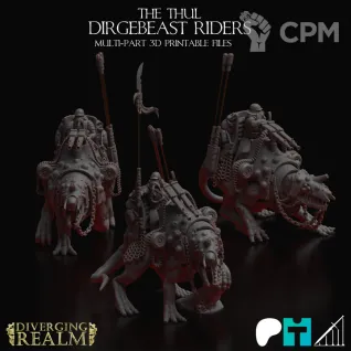 Описание картинки Dirgebeasts от Manufactorum76 по цене 1 000руб | Свободный Рынок Миниатюр - СРМ
