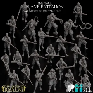 Описание картинки slave battalion от Manufactorum76 по цене 3 640руб | Свободный Рынок Миниатюр - СРМ
