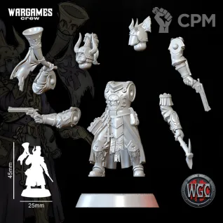 Описание картинки Gilded Linebreakers Command x3 от PocketSized Prints по цене 600руб | Свободный Рынок Миниатюр - СРМ
