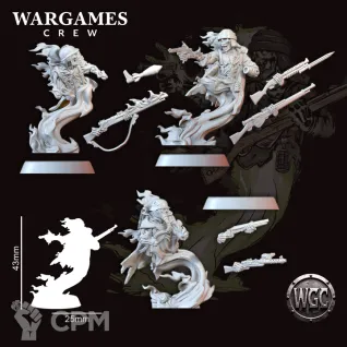 Описание картинки Ghosts of the No Man's Land troopers от PocketSized Prints по цене 750руб | Свободный Рынок Миниатюр - СРМ
