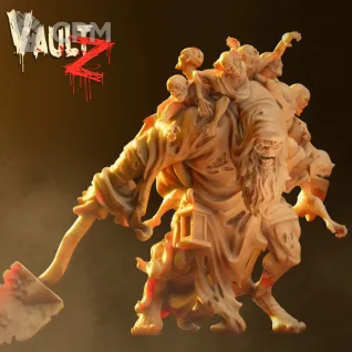 Описание картинки Gravedigger Zombie от PocketSized Prints по цене 500руб | Свободный Рынок Миниатюр - СРМ