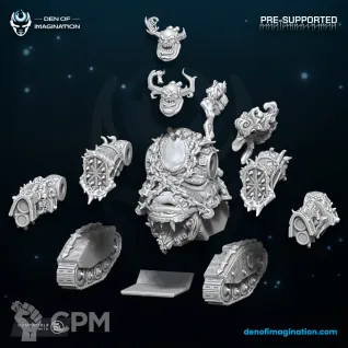 Описание картинки Plague Grinder от PocketSized Prints по цене 1 400руб | Свободный Рынок Миниатюр - СРМ