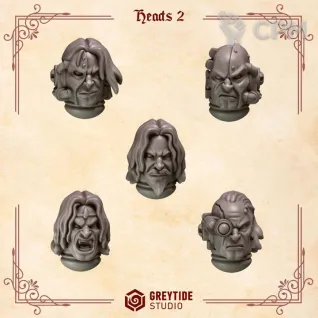 Описание картинки Blood Angels - Heads 2 от Мастерская террейна по цене 150руб | Свободный Рынок Миниатюр - СРМ