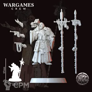 Описание картинки Herald of the Blighted March от PocketSized Prints по цене 190руб | Свободный Рынок Миниатюр - СРМ