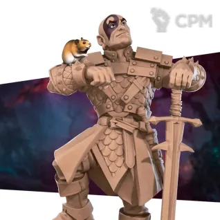 Описание картинки Human Ranger Berserk от PocketSized Prints по цене 200руб | Свободный Рынок Миниатюр - СРМ