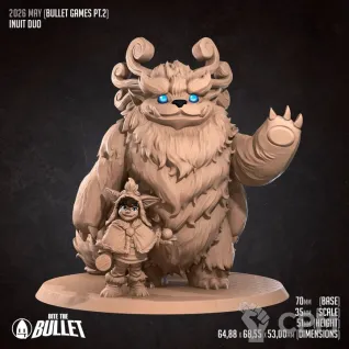 Описание картинки Inuit Duo (2 Models) от PocketSized Prints по цене 600руб | Свободный Рынок Миниатюр - СРМ