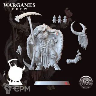Описание картинки Krampus of Black Trench от PocketSized Prints по цене 450руб | Свободный Рынок Миниатюр - СРМ