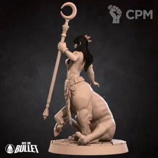 Описание картинки Laia, the Gilded Lamia от PocketSized Prints по цене 450руб | Свободный Рынок Миниатюр - СРМ