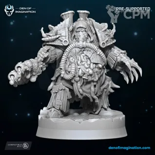 Описание картинки Chaos Plague - Lord от PocketSized Prints по цене 450руб | Свободный Рынок Миниатюр - СРМ