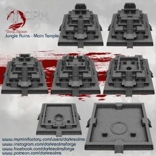 Описание картинки Nightmare Quest Temple от Studio Cockatoo по цене 22 000руб | Свободный Рынок Миниатюр - СРМ