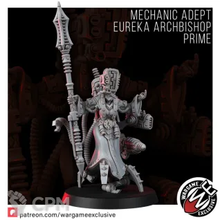 Описание картинки MECHANIC ADEPT EUREKA ARCHBISHOP PRIME от PocketSized Prints по цене 300руб | Свободный Рынок Миниатюр - СРМ