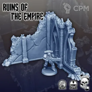 Описание картинки Ruins of The Empire - Scatter Terrain Corners от Мастерская террейна по цене 2 400руб | Свободный Рынок Миниатюр - СРМ