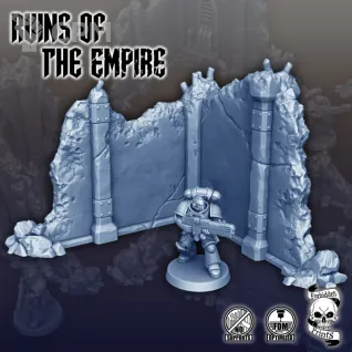Описание картинки Ruins of The Empire - Scatter Terrain Corners от Мастерская террейна по цене 2 400руб | Свободный Рынок Миниатюр - СРМ
