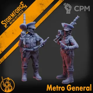 Описание картинки Metro General от PocketSized Prints по цене 170руб | Свободный Рынок Миниатюр - СРМ