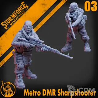 Описание картинки Metro Sniper от PocketSized Prints по цене 170руб | Свободный Рынок Миниатюр - СРМ