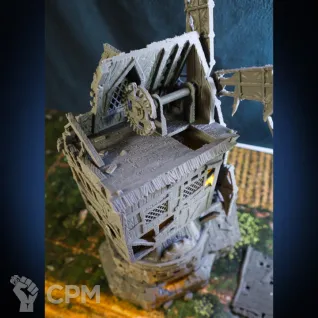 Описание картинки Ruined Windmill от Мастерская террейна по цене 2 800руб | Свободный Рынок Миниатюр - СРМ
